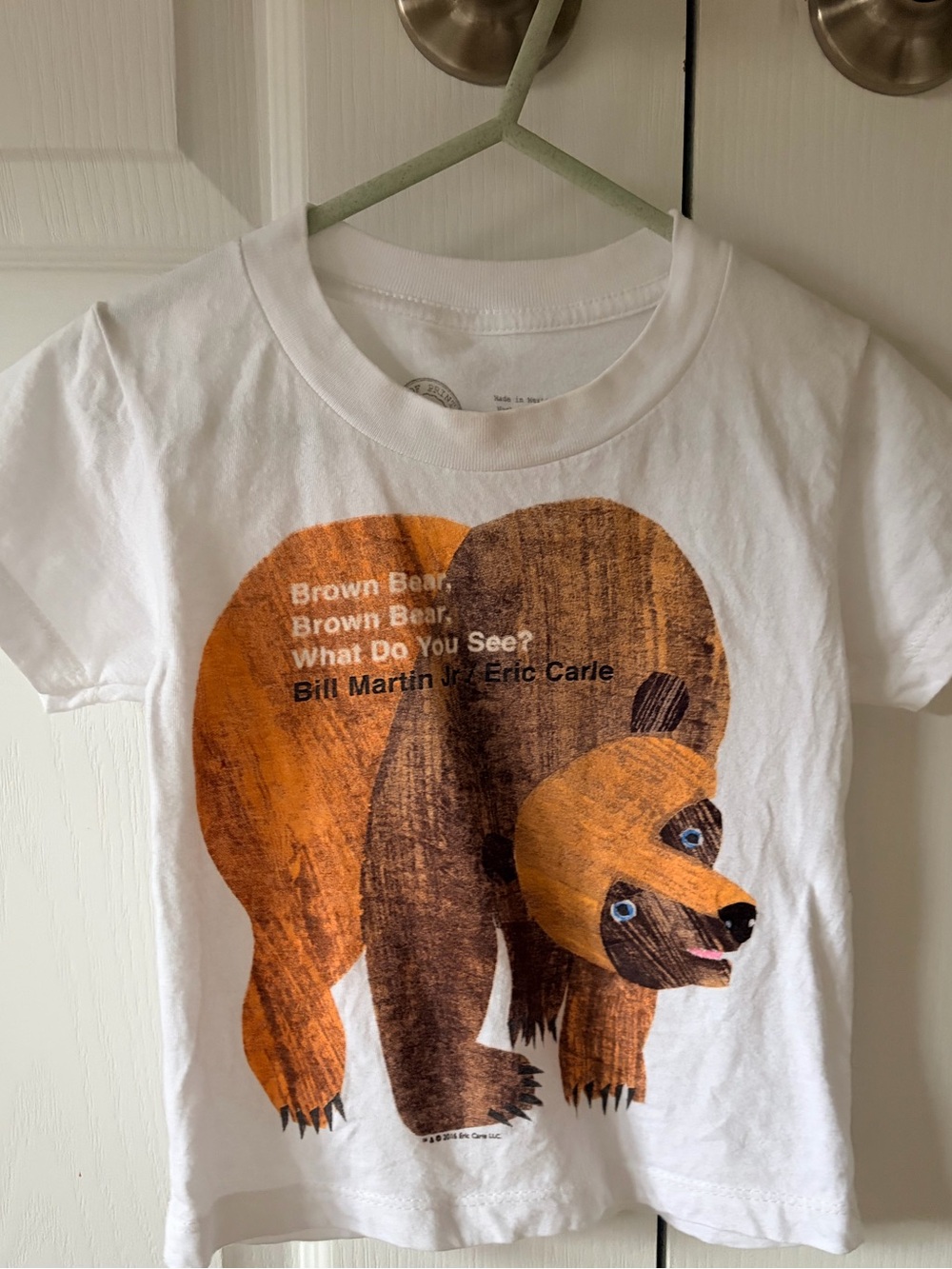Brown Bear Eric Carle Baby Toddler Tee, 2T